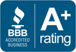 BBB Accredited Business, A+ rating
